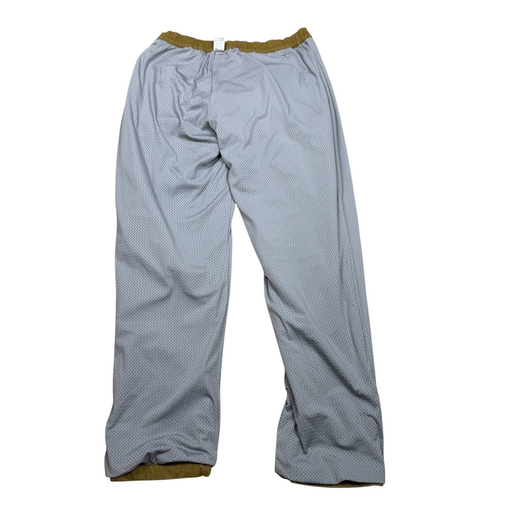 Woof Clothing M Mens Khaki Chino Pants Elastic Waist Button Fly Mesh Lined Brown - Picture 10 of 11